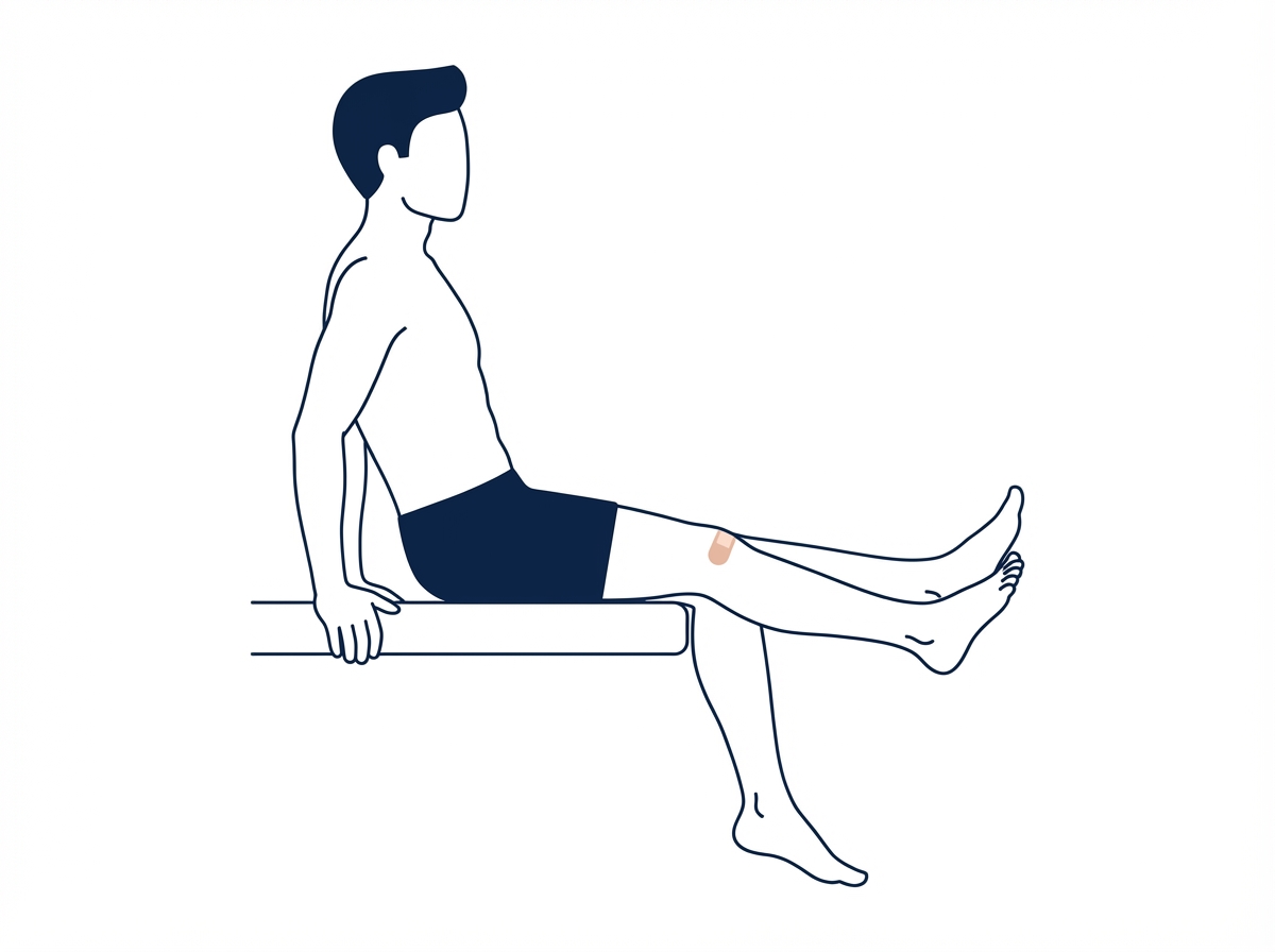 Extensión de rodilla sentado